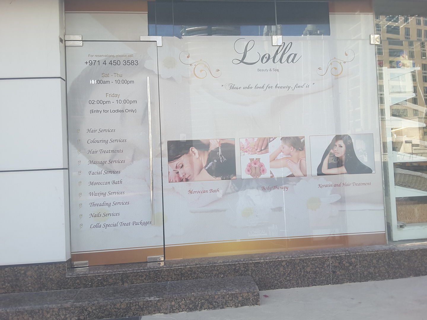 Lolla Beauty & Spa Center(Beauty Salons) in Dubai Marina (Marsa Dubai
